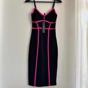 Brand New BCBGMAXAZRIA Very Berry Midi Dress Size Small